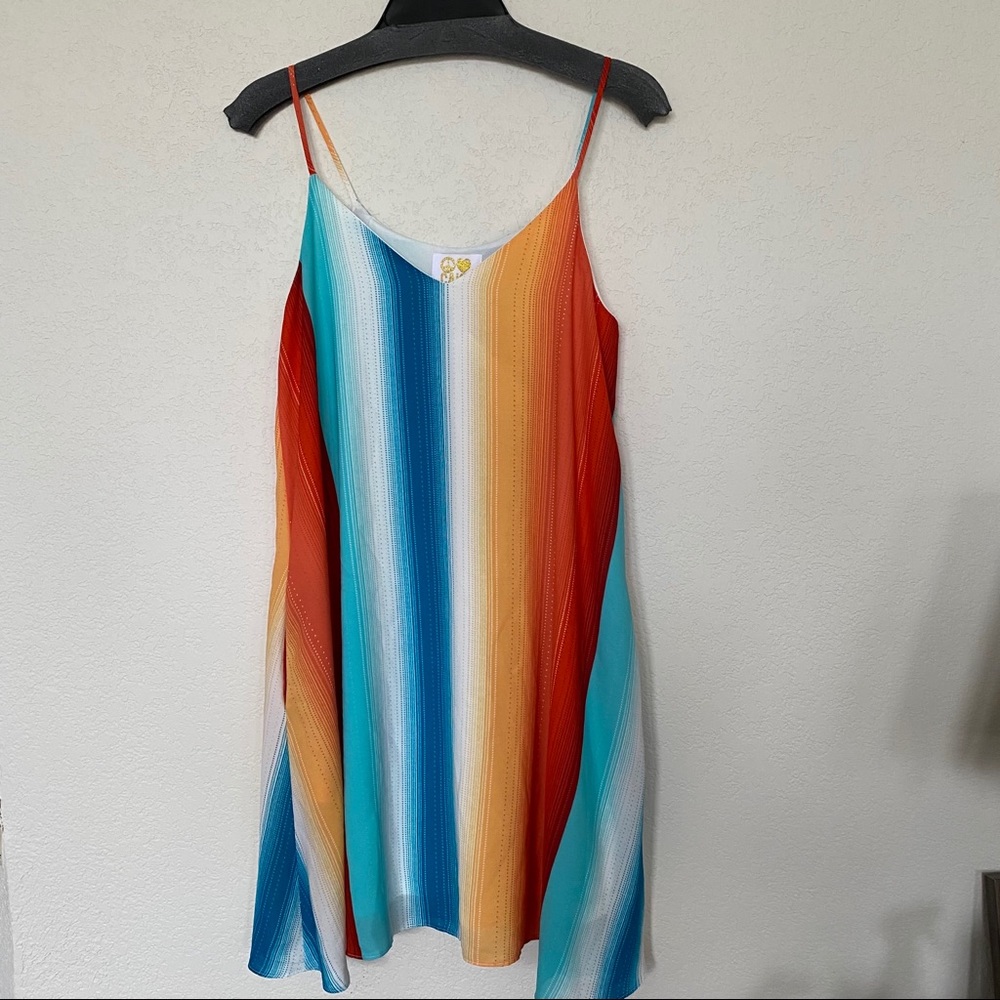 Striped tank dress